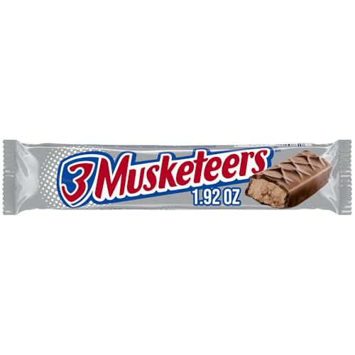 3 MUSKETEERS Chocolate Singles Size Candy Bar 1.92-Ounce Bar