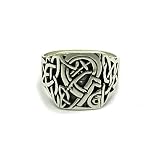 Bague en argent massif 925 chevalier celtique R001639 Empress