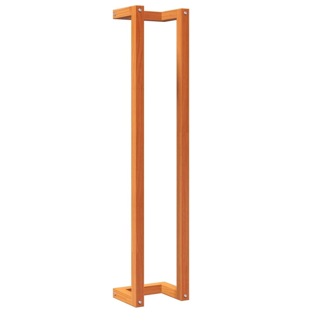 Toallero de pared de madera de pino macizo, 23 x 18 x 110 cm