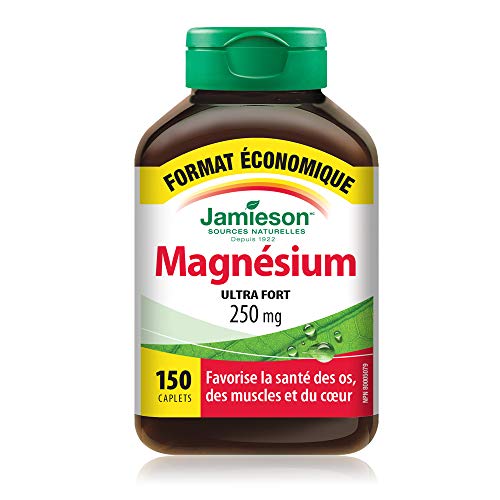 Jamieson Magnesium 250 Mg, 150 Caplets Value Size #TOP1