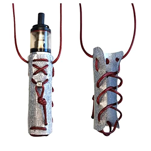 kikcou - Porte cigarette électronique, étui pour vapoteuse tube, Convient à toutes les marques. Création artisanale, fabriqué en France.