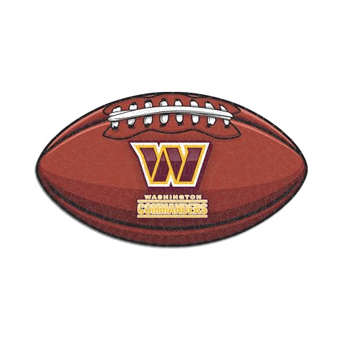 Iconic Puzzles, Washington Commanders crest, 100% eco-sustainable wooden puzzle with official license NFL, size S, 150 pieces - Image 2