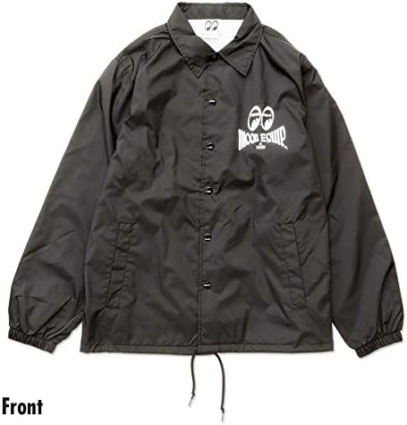 MOON EYES ブラックナイロンジャケット Lサイズ　ムーンアイズ MOON EYES ブラックナイロンジャケット Lサイズ ムーンアイズ