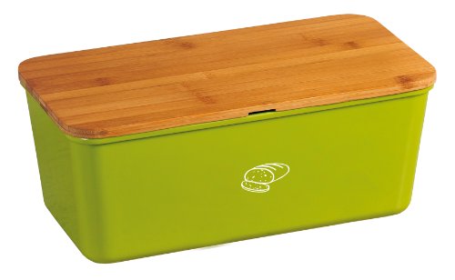 Kesper Brotbox - Panera para Guardar el Pan y para cortarlo (melamina...