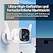 Tapo TP-Link C310 Überwachungskamera Außen, WLAN IP Kamera, 3MP Hochauflösung, 30m Nachtsicht, Bewegungserkennung, IP66 wasserdicht,Alarmmeldung, Zwei Wege Audio,unterstützt Alexa & Google Assistant