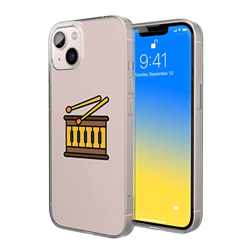 Bonateks, Digital Printed Case Compatible with iPhone 14, Mobile Phone Case, Protective Case, Shockproof, Silicone, Flexible, Transparent Mobile Phone Case