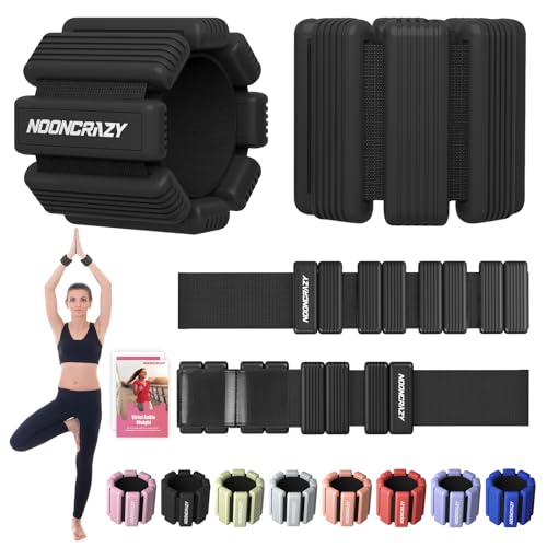 Image of Pilates Wrist Ankle Weights for Women, Wearable Strong Arm & Leg Weights Set of 2(1 lb /2.2 lbs Each), Adjustable Ankle Weights for Walking, Yoga, Dance, Barre, Gym