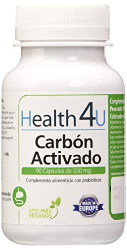 H4U Carbón Activado - 3 Paquetes de 90 Cápsulas