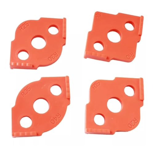 Gabarits de défonceuse d'angle multi-faces R5 R10 R20 R30 R40 bois