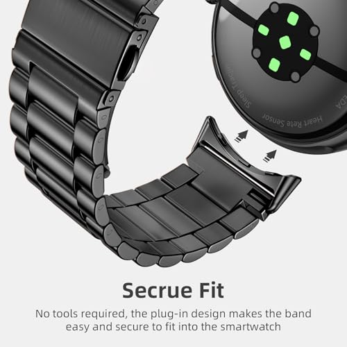 Correa metálica compatible Pixel Watch 2 de acero inoxidable miniatura 2