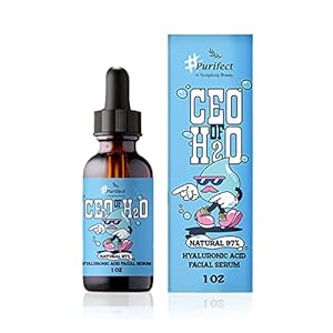 Purifect Purifect Facial Serum H Serum, 1.0 fl oz (30 ml) Moisturizing, Intensive Skin Care, Promotes Turnover, Hyaluronic Acid, Synthetic Coloring Free, Kitao Cosmetics Department, Symphony Beauty