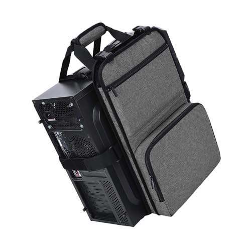 Tour d'ordinateur de bureau housse de transport PC avec rangement pour clavier gain de place