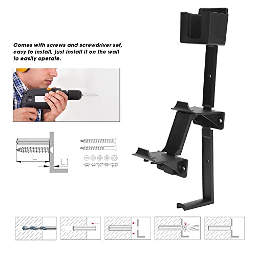 Suporte de parede para fone de ouvido, suporte de parede universal em forma de L Fácil instalação pa