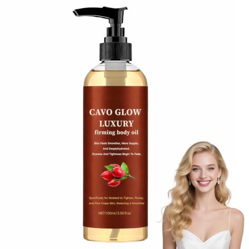 Aiwejay Cavo Glow Body Oil for Crepey Skin Firming Body Oil for Women Fast-Absorbing 1 Bottle