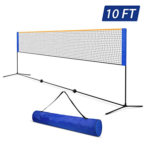 image for ORIENGEAR 17ft Portable Badminton and Tennis Net with Poles Carrying B