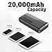 Energizer 20000mAh Power Bank Portable Charger Fast Charging USB-C in and Out, Compact Travel Battery Pack for iPhone 16/15/14/13/12, Samsung Galaxy S22/S21, Google Pixel, iPad & More_UE20050C