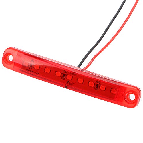 12Pcs 9LED Colore Misto Luce del Segnale Laterale