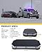 LUMENIX LED Rooftop Strobe Beacon Lights Bar w/Controller Magnetic Emergency Traffic Warning Security Caution Police Cop Lights for First Responder Vehicle Trucks Car - Red Blue (Patent Design)