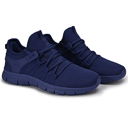 Image of INZCOU Running Shoes Lightweight Tennis Shoes Non Slip Gym Workout Shoes Breathable Mesh Walking Sneakers