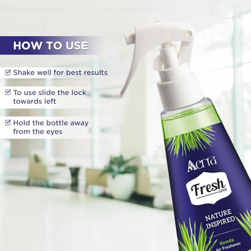 Image of Aerra Lavender, Rose, Lemongrass, Sandalwood Air Freshener Spray Combo, 4x250ml - Sacred Zest Edition, 11200+ Sprays for Home, Pooja Room, Kitchen, Bedroom, Car, Office, Non-Aerosol Odor Eliminator