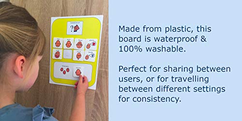 Autism Supplies And Developments A4 Plastic Visual ASD Emotion Board (Picture Communication Symbols) - Thumbnail 6