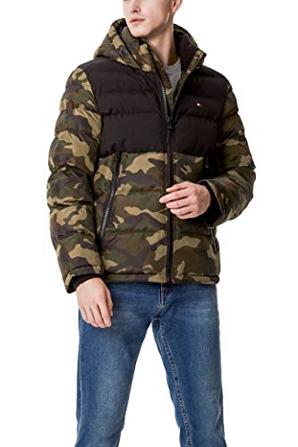 Image of Tommy Hilfiger Men's Classic Hooded Puffer Jacket (Standard and Big & Tall)