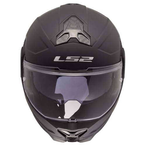 Image of LS2 Helmets Advant II Modular Motorcycle Helmet W /SunShield (Gloss Jeans Gray - X-Small)