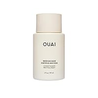 Vista 14 de OUAI Acondicionador para cabello grueso, acondicionador hidratante para cabello seco y encrespado, queratina, raíz de malvavisco, manteca de karité
