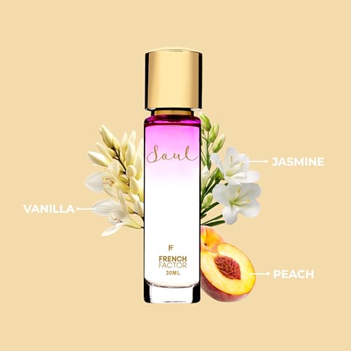 Image of French Factor Soul Perfume Gift Set For Women Long Lasting Luxury Perfume Combo Eau De Parfum Gift For Girls Made In India (Pack of 3, 30ml each)