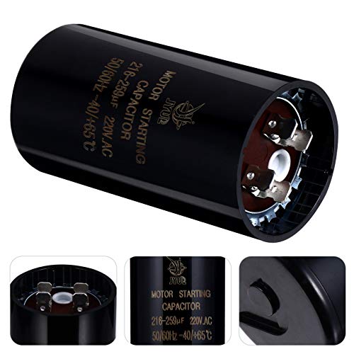 ULTECHNOVO Capacitor de Partida Do Motor Cd6 Capacitor de Partida Redonda 220 Volts 216-259Uf Mfd pa