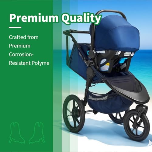Car Seat Adapter Summit X3 Stroller, Compatible with Graco/Chicco/Britax Infant Car Seats, Universal Travel System Converter for Easy Stroller Integration, Quick-Release Design - Image 6