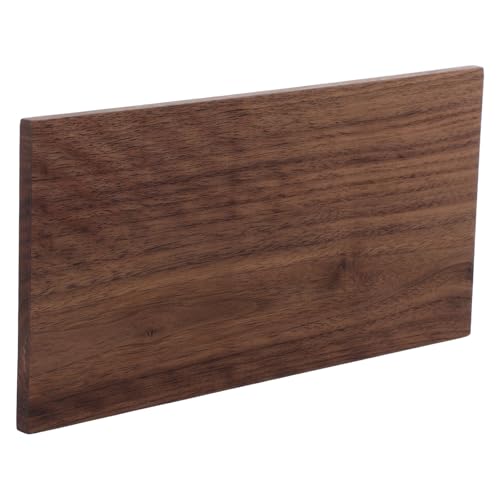 Alipis Lámina de Nogal Natural 30x15x1 Cm sin Terminar para Manualidades y Bricolaje, Tablero de Madera Dura Resistente para Grabado, Decoración del Hogar y Estanterías