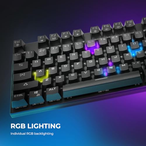 Teclado Mecánico YAT1804-EN USB Cable Trenzado miniatura 6