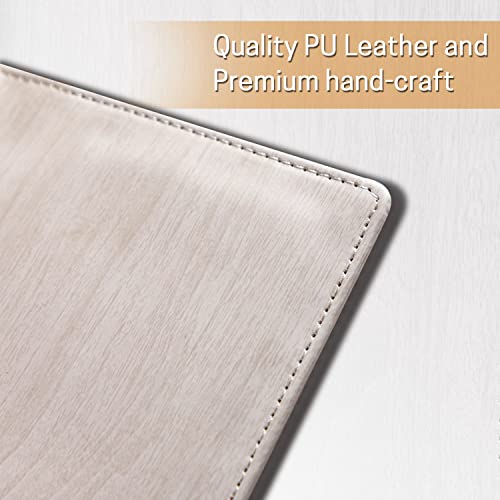Image of Aurya Leather Checkbook Covers for Personal Checkbook, Checkbook Holder with Free Vinyl Divider, Checkbook Cover for Duplicate Checks for Men and Women