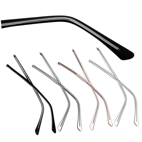 Branches de lunettes de rechange TR90 pack de 4 paires pour monture de lecture