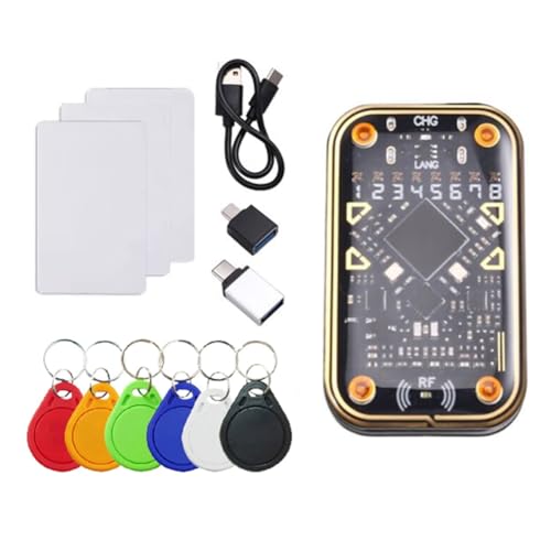 Ehaosea Emulador RFID Chameleon Ultra V2.0 Ultimate, Duplicador NFC + 3xCUID y 6xUID, Decodificador de Tarjetas RFID de 125 Khz y 13,56 MHz.
