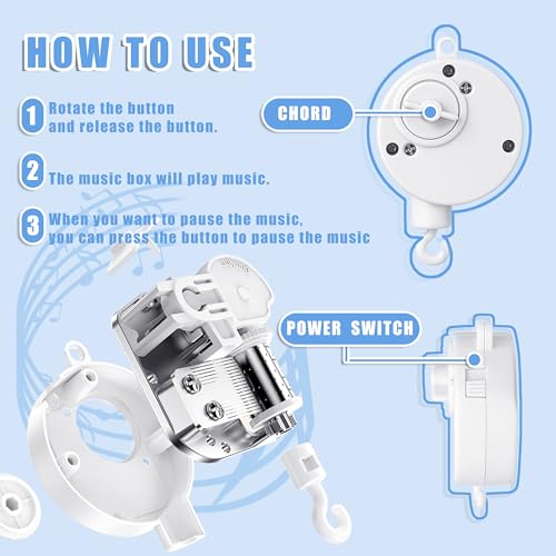 Bras de support mobile pour berceau de bébé 66 cm cintre réglable
