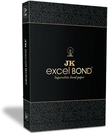 JK Excel Bond Paper of size A4, 100 Sheets Pack, 90 GSM