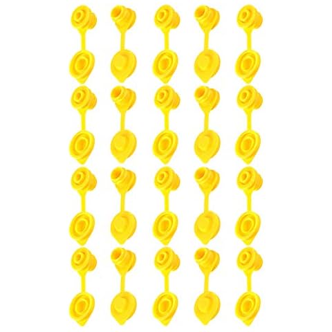KP KOOL Products Fuel Gas Can Vent Plugs - Fuel Gas Tank Vent Caps - Gas Can Replacement Vent Plug - Vent Plugs Made to Fit Most of The Gas Cans and Jugs -Pack of 20 Cover