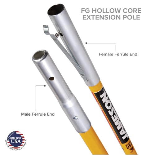 Jameson FG-6-3W FG Series Fiberglass Pole Set with Wire Raiser