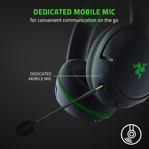 Kaira Pro - Cuffie wireless per Xbox Series X e mobile gaming Xbox (Driver TriForce in Titanio da 50 mm, Microfono supercardioide HyperClear, Microfono per Mobile Dedicato) Nero - Cuffia gaming - Immagine 3