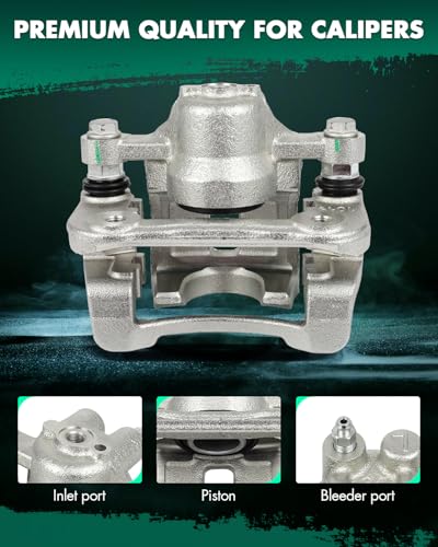 Image of SCITOO 19B6390 19B6391 Rear Left & Right Disc Brake Calipers Assembly w /Bracket For Hyundai For Tucson 2010-2015,For Kia For Sportage 2011-2016