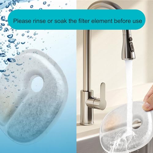 Filtro de repuesto multilayer recambio para fuente de agua de gatos miniatura 5