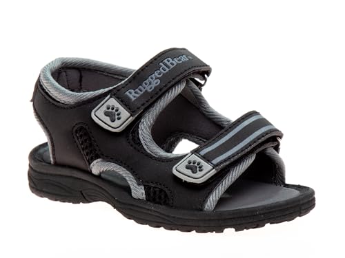 Image of Rugged Bear Kids Boys Girls Open-Toe Outdoor Sport Water Sandals - beach pool slide adjustable strap shoes athletic summer (Toddler /Little Kid /Big Kid)