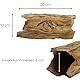 Aquarium Deko XXL Baumstamm Höhle Röhre Aquariendeko Ablaichhöhle Barsch Fisch Krebs Wels Tonröhre Laichhöhle