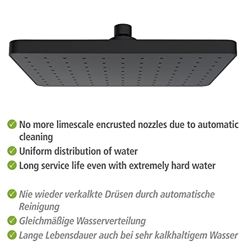 Cintre Plastique Noir WENKO Gomo pour éviter la déformation des épaules de vêtements larges - 6