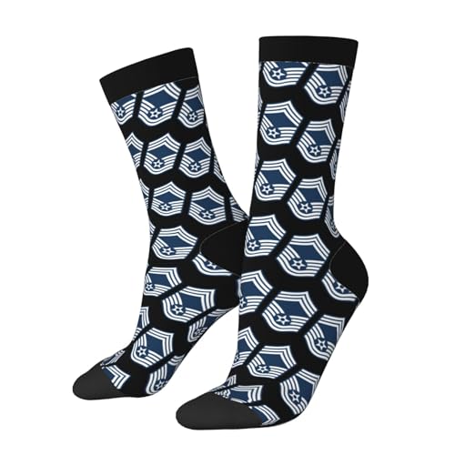 E9a Usaf Cmsgt Socks For Men Women Gift Sport Crew Socks Funny Wicking Socks