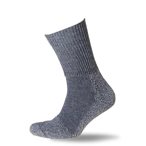 NORDPOL kurze Funktionssocke F2 (Gr. 45-47/Anthrazit) – Made in Germany und Öko-Tex zertifiziert – Komfortabel, Langlebig und Ideal für Arbeit oder Freizeit – 60% hochwertige Schurwolle
