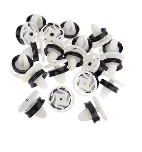 Image of Pack of 10 Interior Door Card Trim Clips, Mounting Fastener Retainers Compatible with Peugeot Citroen Renault, OEM 9345ZN 1007928