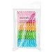 Colorful Plastic Clothespins, Heavy Duty Laundry Clothes Pins Clips with Springs, 4 Colors Clothes Drying Line Pegs for Kitchen Outdoor Trip, Air-Drying Clothing Pin Set(36 Pack)